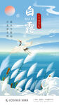 白露节气海报