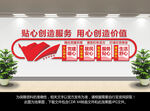 红色物业文化墙