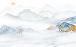 新中式背景墙