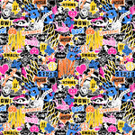 童装 字母 涂鸦