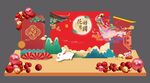 中秋节美陈 中秋布置