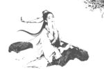 古风水墨美女