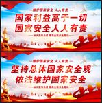 国家安全展板