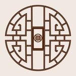 矢量图圆形边框花式中式窗