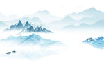 现代 简约大气山水 TIF分层
