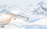大气 高端山水画 TIF分层图