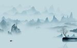 简约 现代新山水画 tif分层