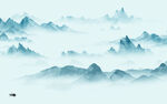 高档 现代新山水画 tif分层