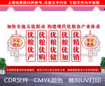  五优联动文化墙