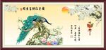 孔雀玉兰图