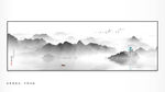 简约山水画