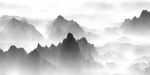 水墨山
