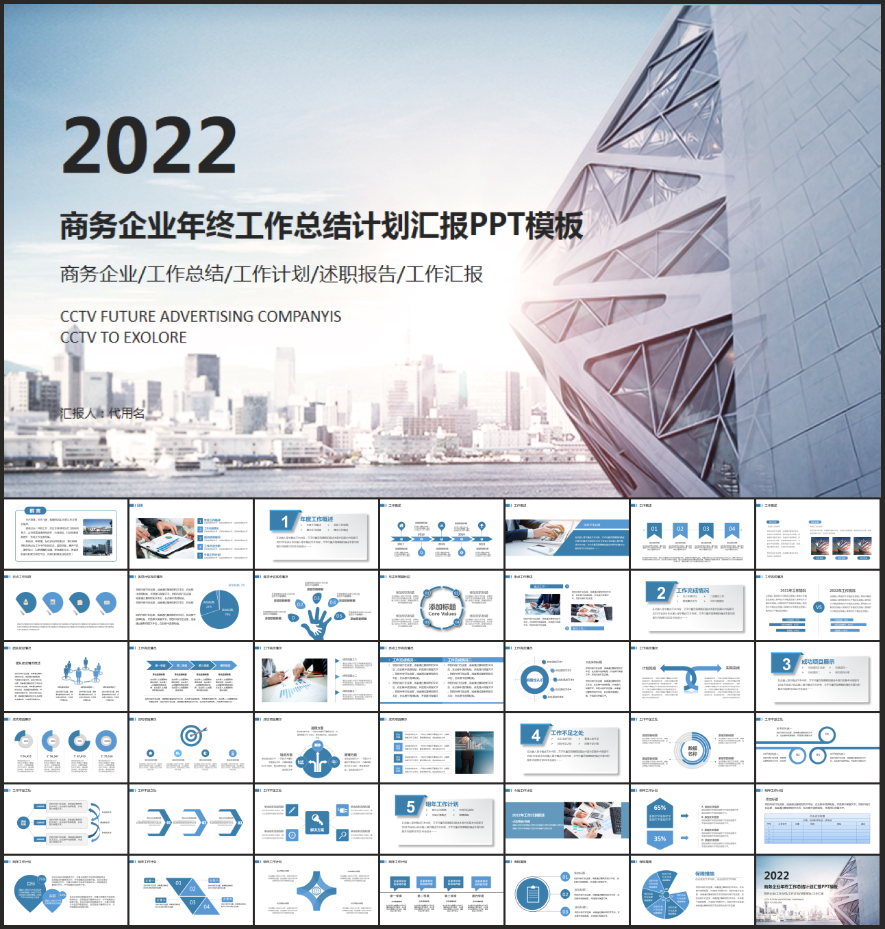 2022商务工作总结PPT