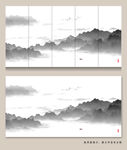 水墨山水画