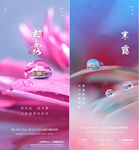 地产寒露海报