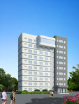 写字楼建筑外观设计案例效果图