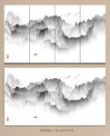 现代山水画