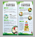 食品安全展架 