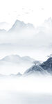 中式玄关大气山水 TIF分层