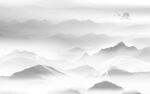 中式 客厅灰色山水 文件分层 
