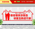 敬老情系文化墙