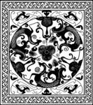 柱子花纹