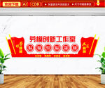 劳模创新工作室文化墙