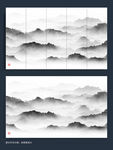 抽象山水画 