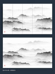 中国风意境山水装饰画