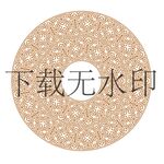 传统民族圆框矢量