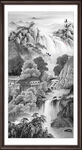 水墨山水画