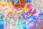 炫彩流体抽象画