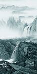 新中式简约玄关图 TIF分层画