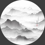 国画水墨画