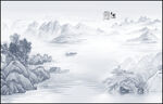 水墨山水 