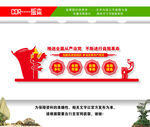 四个自我文化墙