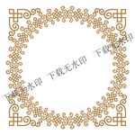 矢量花边图案