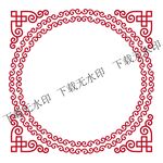 传统矢量圆背景