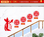 不忘初心牢记使命文化墙