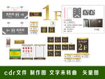 洗手间指向牌