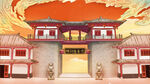 中国古代建筑插画