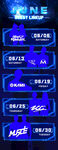 酒吧DJ嘉宾阵容科技排版