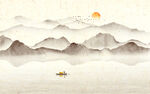 水墨山水画