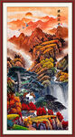 山水油画