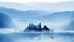 水墨山水画