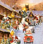 圣诞节 圣诞树 数码印花