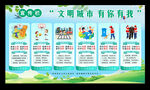 文明城市宣传栏