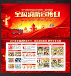 2021年全国消防日宣传展板