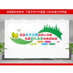 创建文明校园文化墙