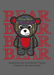 潮牌T恤图案设计小熊